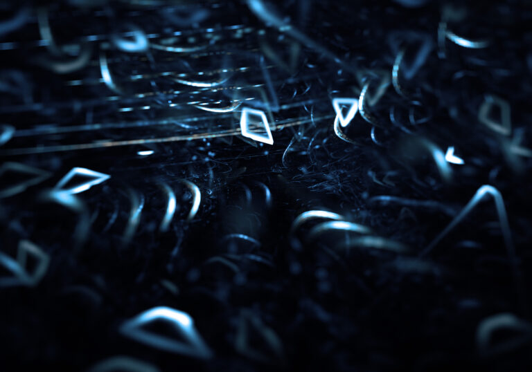 abstract-blue-3d-shapes-background