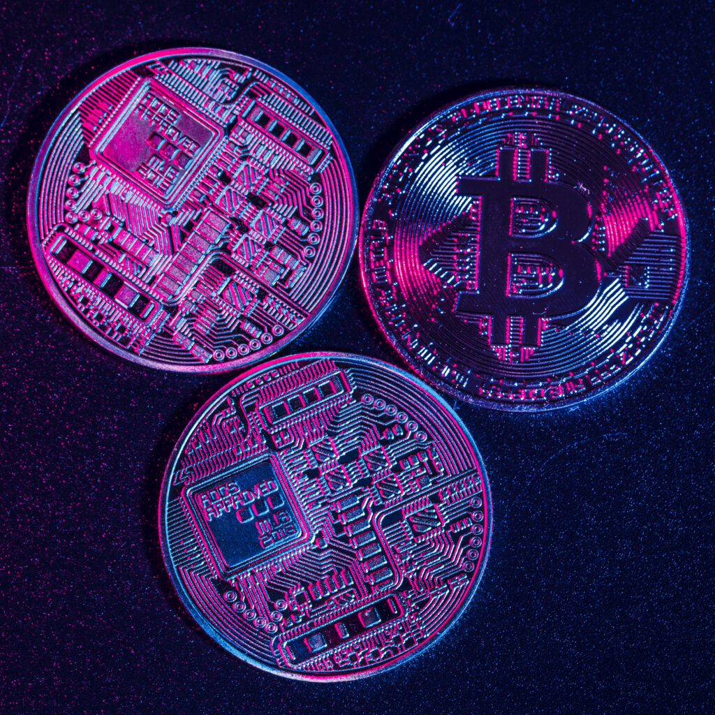 bitcoins-real-coins-trading-concept-crypto-currency